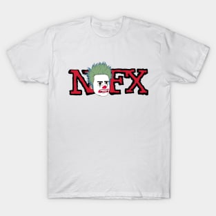 NOFX band merch funny cartoon style design T-Shirt